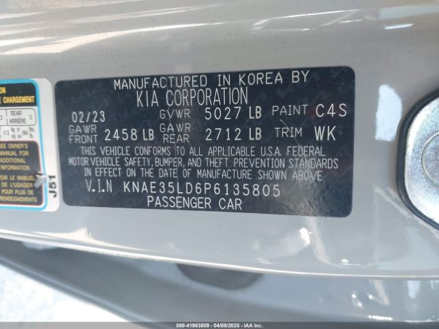 2023 KIA STINGER KNAE35LD6P6135805 Photo 8