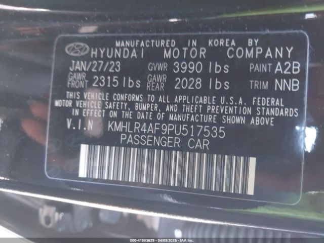 KMHLR4AF9PU517535 Hyundai Elantra N Line
