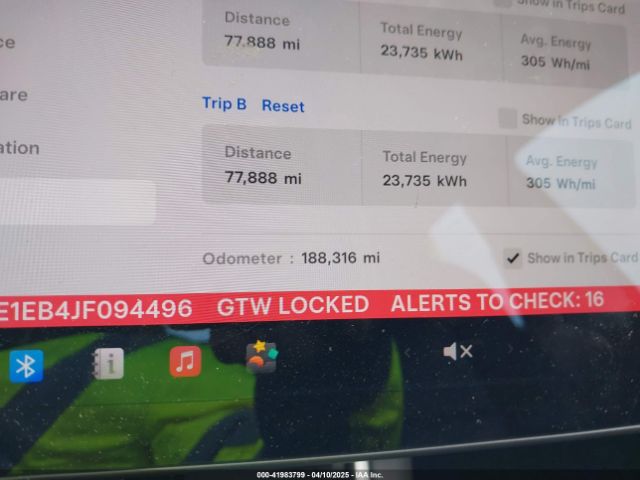 5YJ3E1EB4JF094496 Tesla Model 3 Long Range/performance