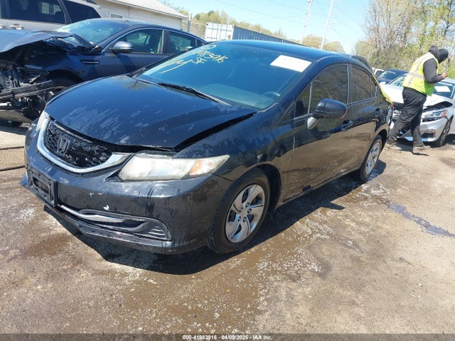 Honda Civic Lx 2014 2HGFB2F56EH549869 Image 2