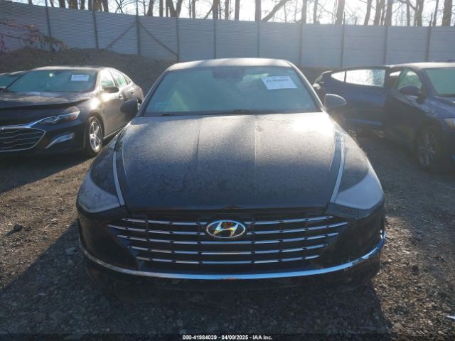KMHL24JJ5NA041548 Hyundai Sonata Hybrid Blue