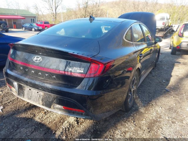 KMHL24JJ5NA041548 Hyundai Sonata Hybrid Blue