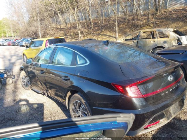 KMHL24JJ5NA041548 Hyundai Sonata Hybrid Blue