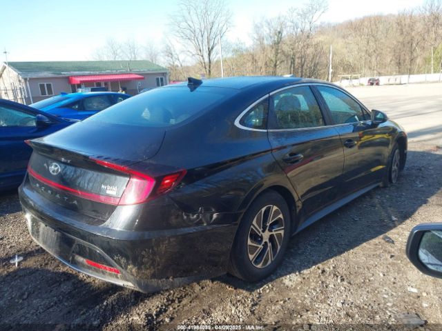 KMHL24JJ5NA041548 Hyundai Sonata Hybrid Blue