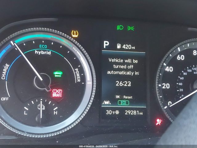 KMHL24JJ5NA041548 Hyundai Sonata Hybrid Blue