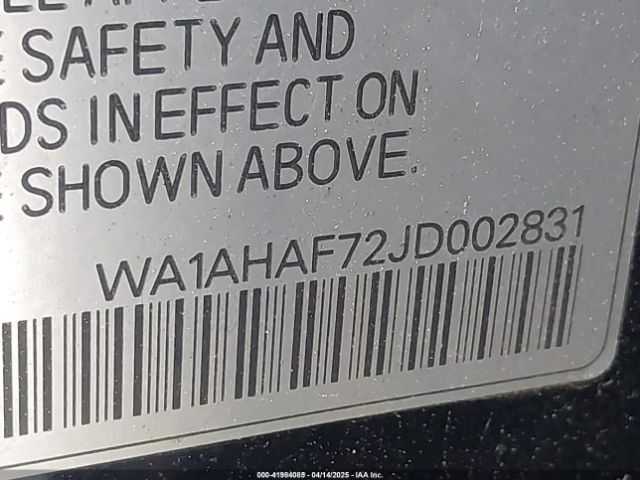 2018 AUDI Q7 WA1AHAF72JD002831 Photo 8
