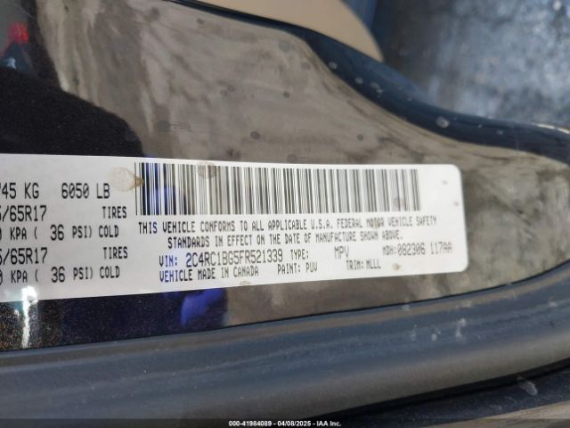 2C4RC1BG5FR521339 Chrysler Town & Country Touring