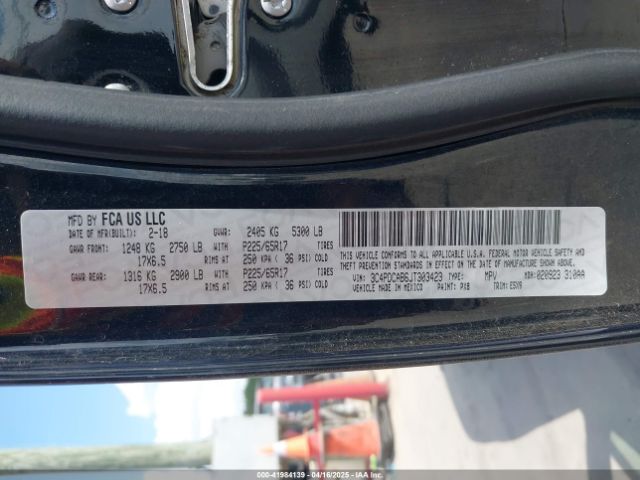 3C4PDCAB6JT303423 Dodge JOURNEY SE