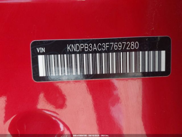 KNDPB3AC3F7697280 KIA Sportage Lx