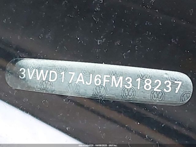 3VWD17AJ6FM318237 Volkswagen Jetta 1.8t Se