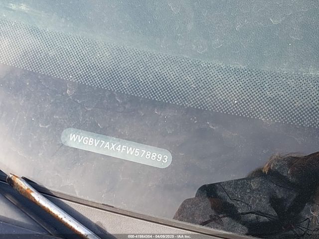WVGBV7AX4FW578893 Volkswagen TIGUAN S
