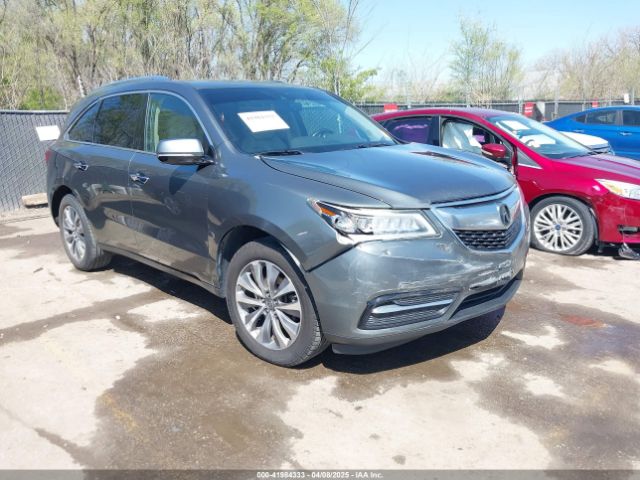 2014 ACURA MDX 5FRYD3H45EB009414 Photo 0