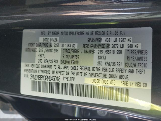 3MVDMBBM0RM646018 Mazda Cx-30 2.5 S Select Sport