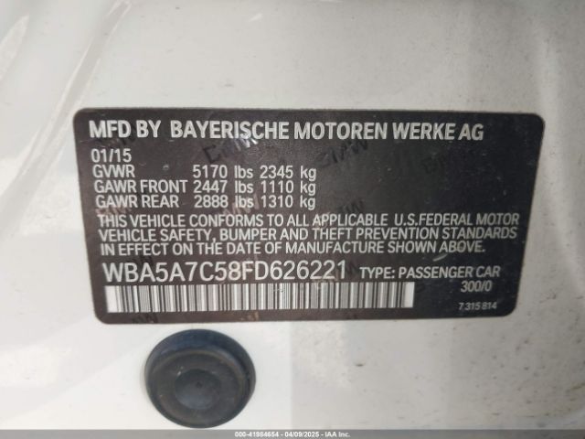 WBA5A7C58FD626221 BMW 528i Xdrive
