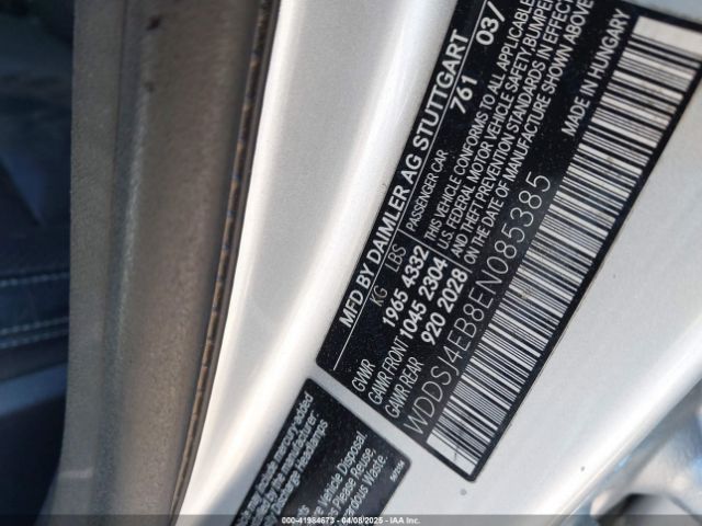 WDDSJ4EB8EN085385 Mercedes-Benz CLA 250
