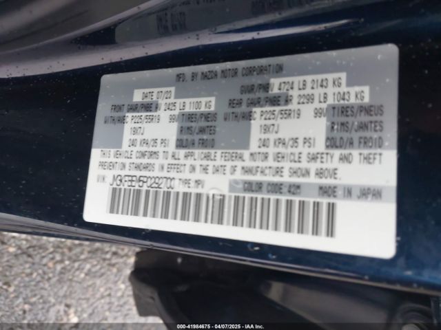 JM3KFBEM5P0292700 Mazda Cx-5 2.5 S Premium Plus