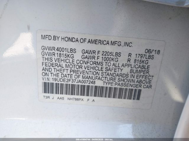 19UDE2F37JA007248 Acura Ilx Acurawatch Plus Package
