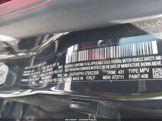 ZASFAKPN1J7B82358 Alfa Romeo Stelvio Sport Awd