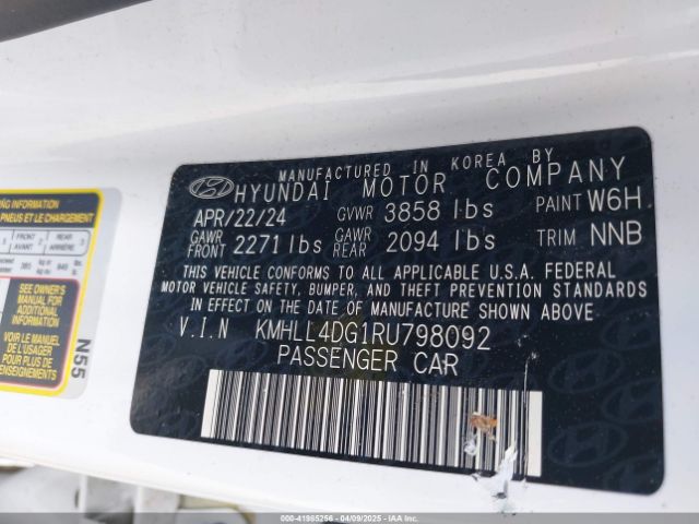KMHLL4DG1RU798092 Hyundai mpi nu pe