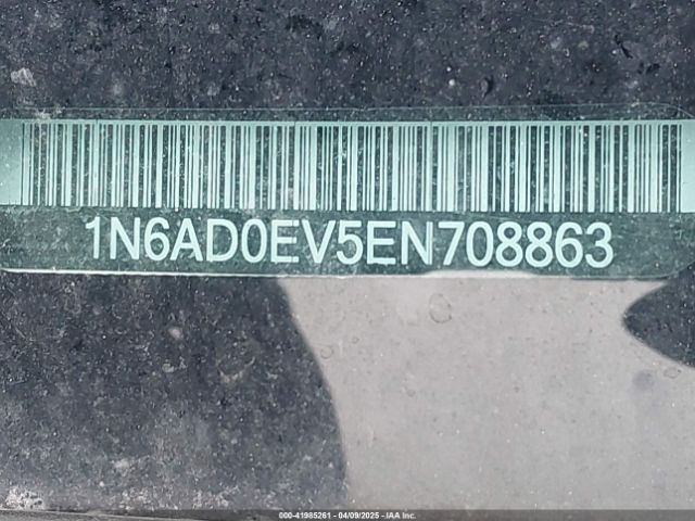 1N6AD0EV5EN708863 Nissan FRONTIER S