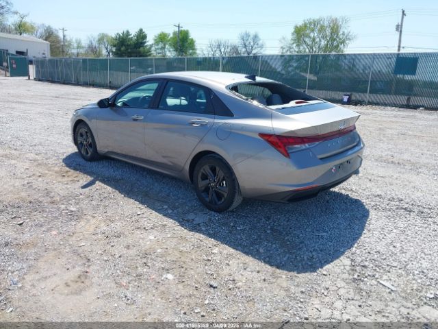 KMHLM4AJ7NU031662 Hyundai Elantra Hybrid Blue