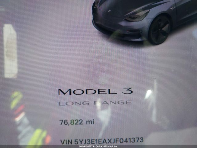 5YJ3E1EAXJF041373 Tesla Model 3 Long Range/mid Range