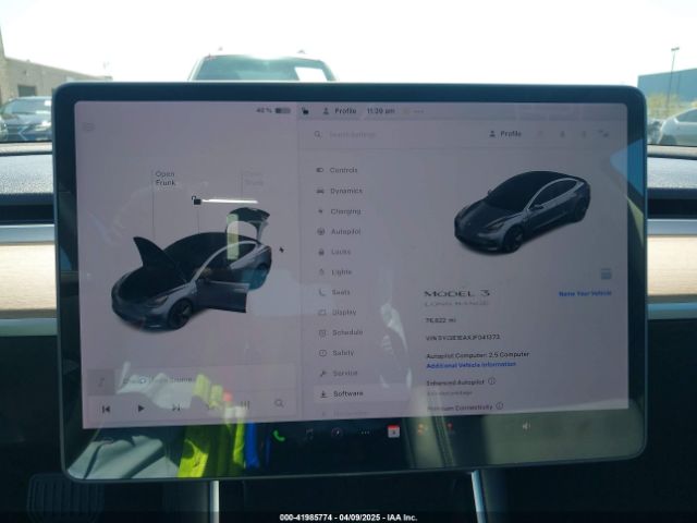 5YJ3E1EAXJF041373 Tesla Model 3 Long Range/mid Range