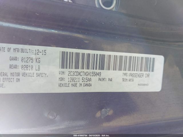 2C3CDXCTXGH155049 Dodge CHARGER R/T