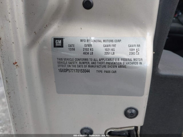 2007 CADILLAC CTS 1G6DP577170153044 Photo 8