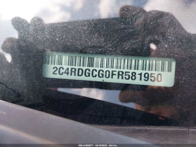 2C4RDGCG0FR581950 Dodge Grand Caravan Sxt