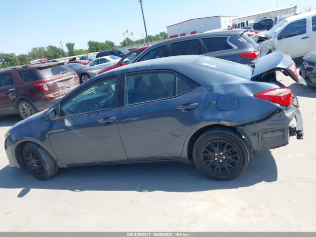 2T1BURHE4JC103687 Toyota COROLLA LE