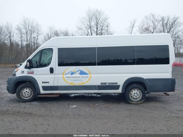 3C6URVUG9HE501653 RAM Promaster 3500 Window Van High Roof 159 Wb Ext