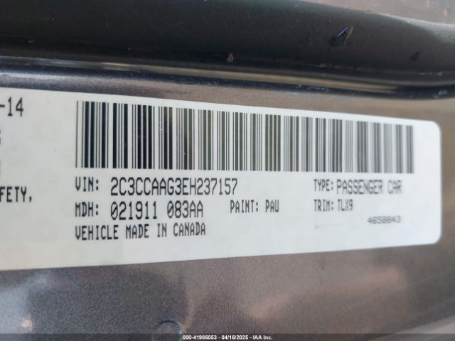 2C3CCAAG3EH237157 Chrysler 300