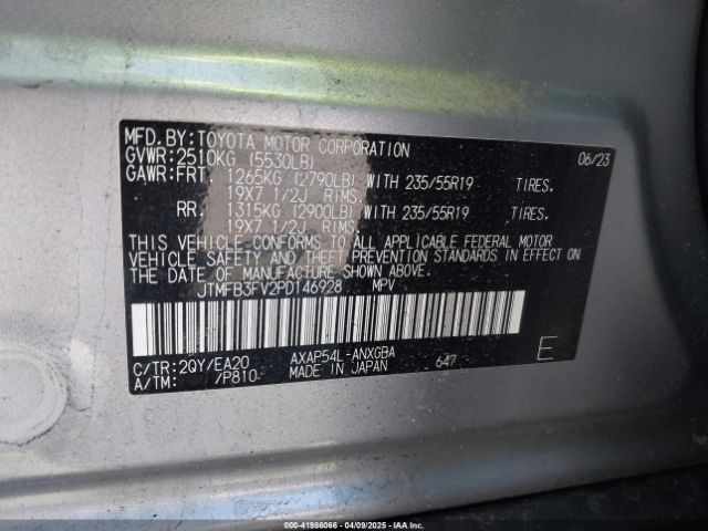 JTMFB3FV2PD146928 Toyota Rav4 Prime Xse