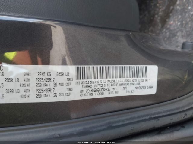 2C4RDGEG0GR365935 Dodge Grand Caravan R/t