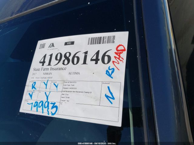 1N4AL3APXHC198787 Nissan Altima 2.5 Sv