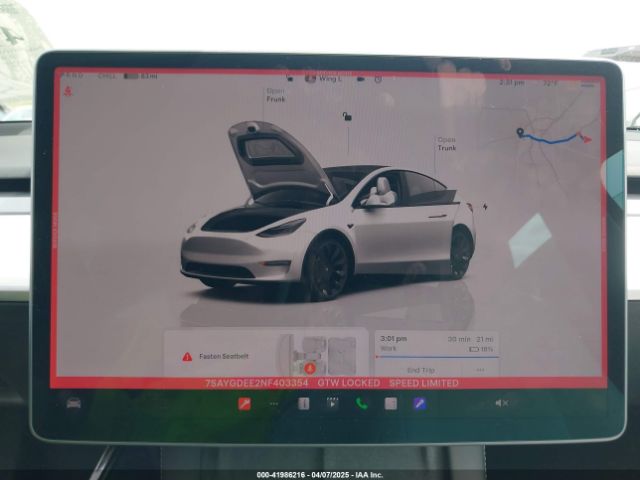 7SAYGDEE2NF403354 Tesla Model Y Long Range Dual Motor All-wheel Drive