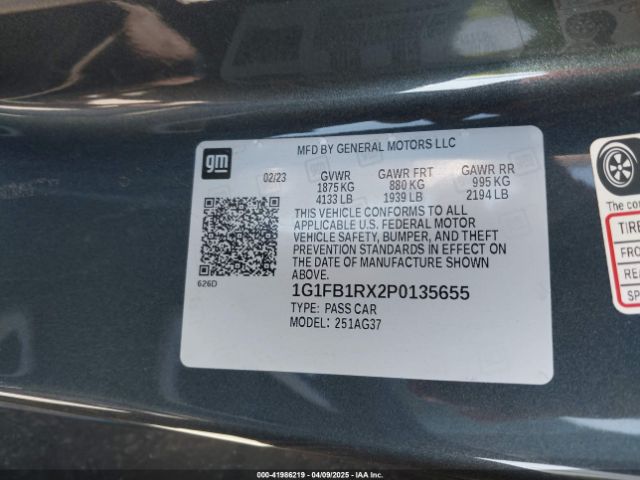 2023 CHEVROLET CAMARO 1G1FB1RX2P0135655 Photo 8