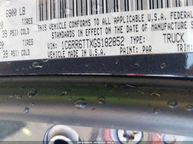 1C6RR6TTXGS182852 RAM 1500 Lone Star