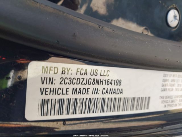 2022 DODGE CHALLENGER 2C3CDZJG8NH164198 Photo 8