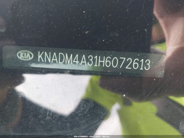 KNADM4A31H6072613 KIA RIO LX
