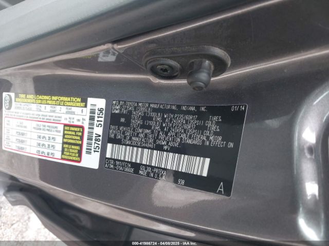 5TDKK3DC9ES448461 Toyota Sienna Le V6 8 Passenger