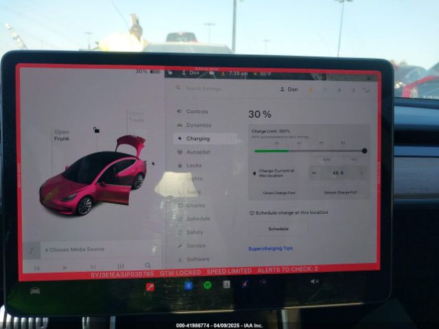 5YJ3E1EA3JF035785 Tesla Model 3 Long Range/mid Range