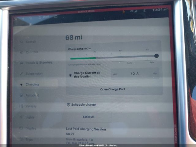 5YJSA1E41FF104093 Tesla Model S 85d/p85d