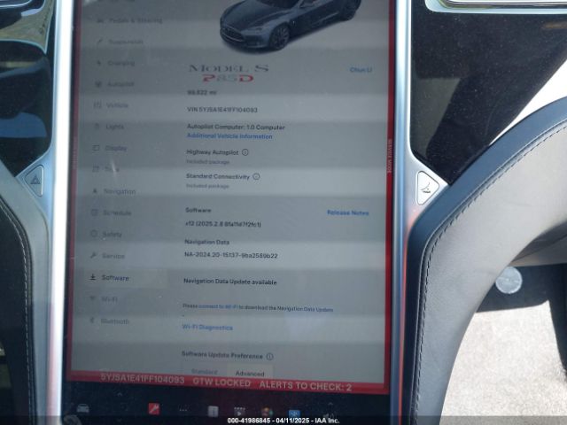 5YJSA1E41FF104093 Tesla Model S 85d/p85d