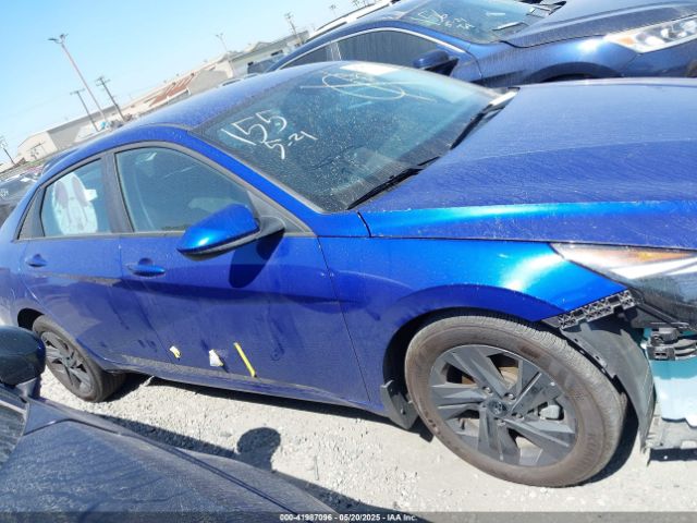 KMHLM4AJ1PU073473 Hyundai Elantra Hybrid Blue