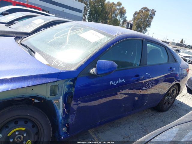 KMHLM4AJ1PU073473 Hyundai Elantra Hybrid Blue
