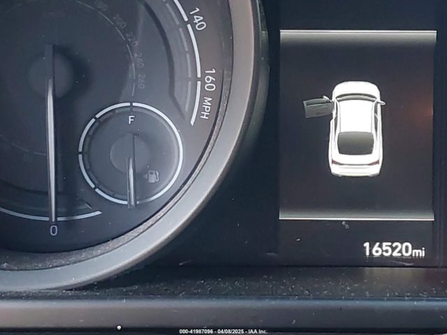 KMHLM4AJ1PU073473 Hyundai Elantra Hybrid Blue