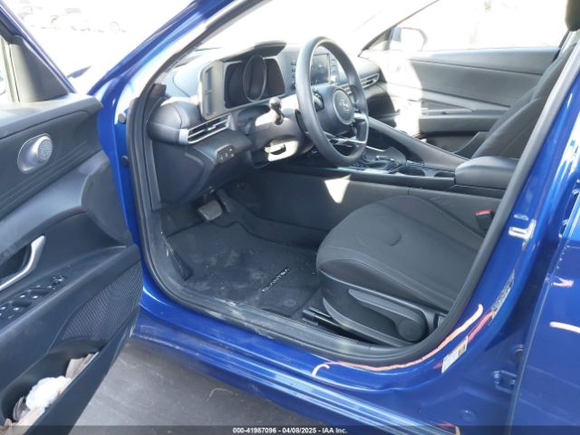 KMHLM4AJ1PU073473 Hyundai Elantra Hybrid Blue
