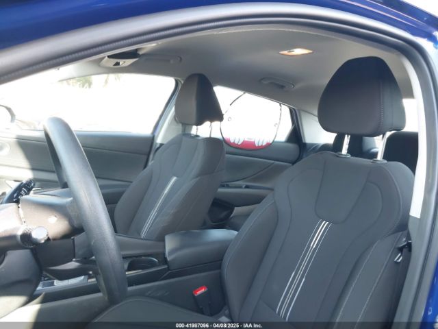 KMHLM4AJ1PU073473 Hyundai Elantra Hybrid Blue